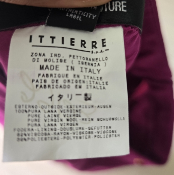 Versace Pink Studded Women's Short Skirt Size 26 Side Slit Flaw - Picture 12 of 12